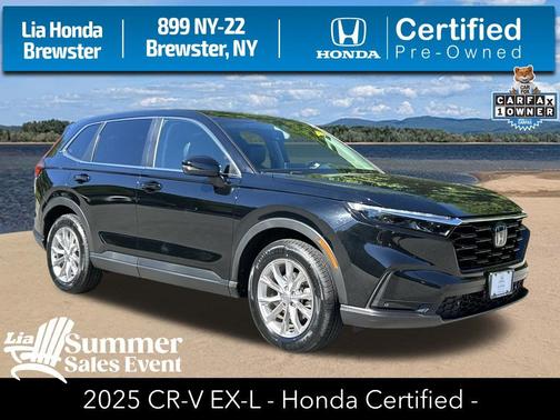 Black 2025 Honda CR-V EX-L AWD