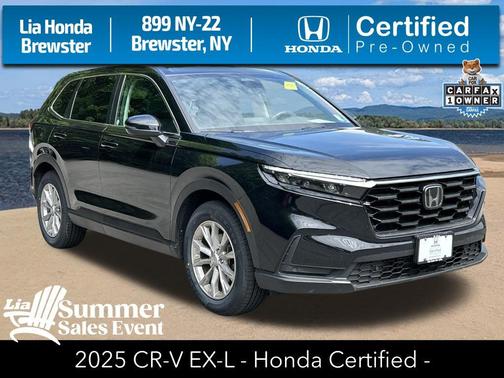 Black 2025 Honda CR-V EX-L AWD