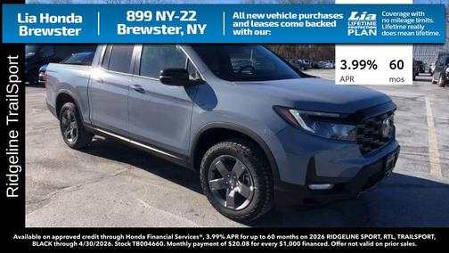 2026 Honda Ridgeline Sport