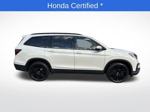 Platinum White Pearl 2021 Honda Pilot AWD Black Edition