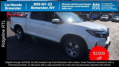 2026 Honda Ridgeline RTL