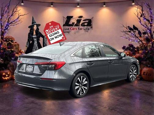 Gray 2024 Honda Civic EX