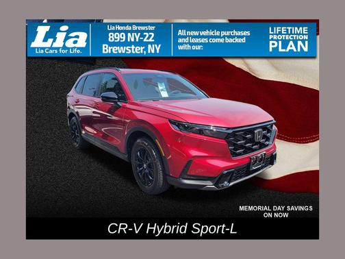 Radiant Red Metallic 2026 Honda CR-V Hybrid Sport-L AWD