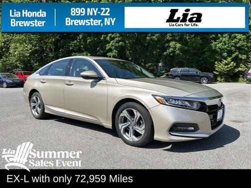 Brown 2019 Honda Accord EX-L