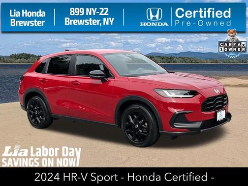 Milano Red 2024 Honda HR-V AWD Sport