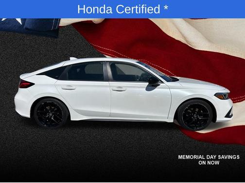 Platinum White Pearl 2023 Honda Civic Sport