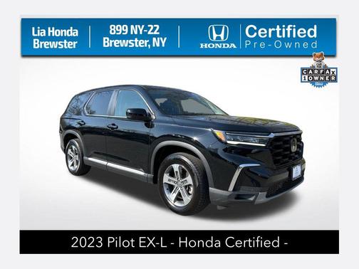 Crystal Black Pearl 2023 Honda Pilot AWD EX-L 7 Passenger