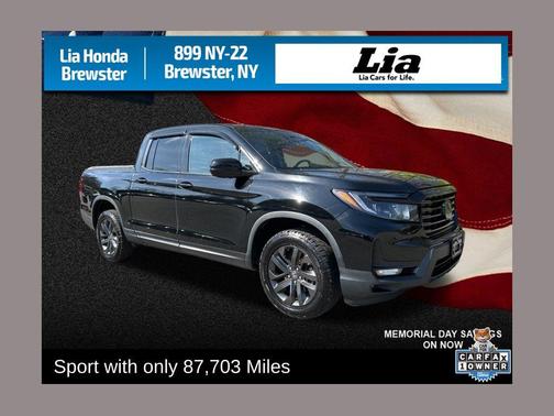 Crystal Black Pearl 2021 Honda Ridgeline Sport