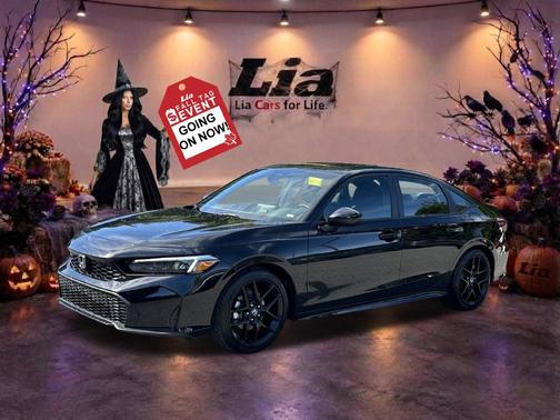 Crystal Black Pearl 2026 Honda Civic Hybrid Sport