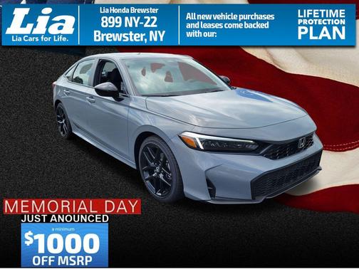 Urban Gray Pearl 2026 Honda Civic Sport