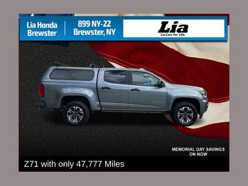 Satin Steel Metallic 2022 Chevrolet Colorado Z71