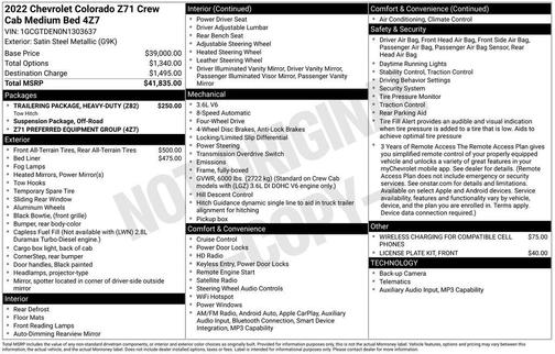Satin Steel Metallic 2022 Chevrolet Colorado Z71