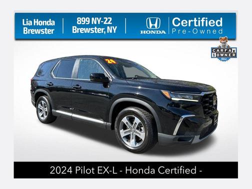 Crystal Black Pearl 2024 Honda Pilot EX-L