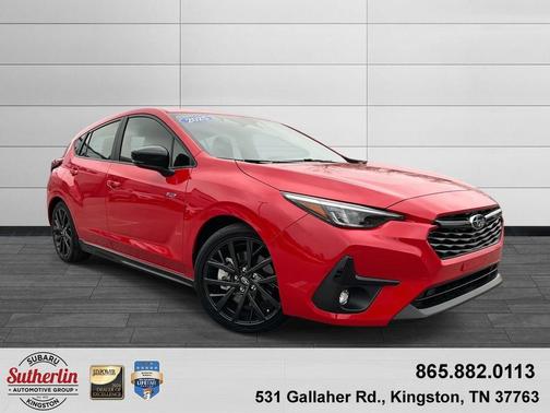 Pure Red 2025 Subaru Impreza 2.5RS