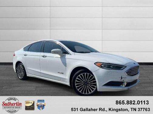 Oxford White 2018 Ford Fusion Hybrid SE