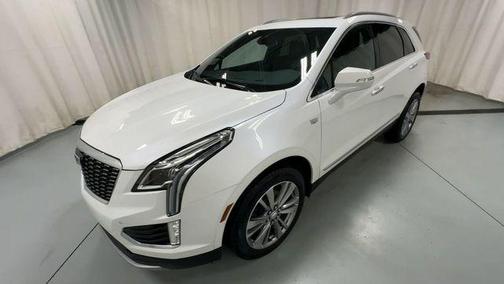 Crystal White Tri-Coat 2024 Cadillac XT5 Premium Luxury
