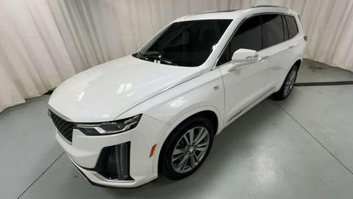 Crystal White Tri-Coat 2025 Cadillac XT6 Premium Luxury AWD