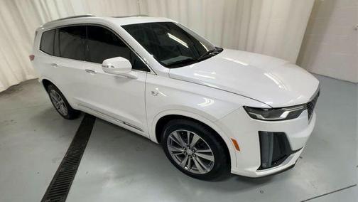 Crystal White Tri-Coat 2025 Cadillac XT6 Premium Luxury AWD