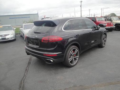 Black 2017 Porsche Cayenne Turbo