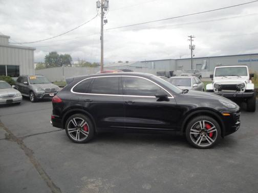 Black 2017 Porsche Cayenne Turbo