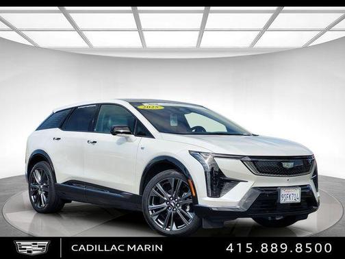 Crystal White Tri-Coat 2025 Cadillac OPTIQ Sport