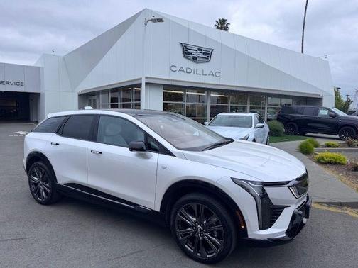 Crystal White Tri-Coat 2025 Cadillac OPTIQ Sport