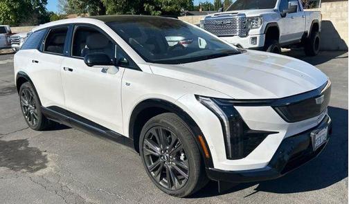 Crystal White Tri-Coat 2025 Cadillac OPTIQ Sport