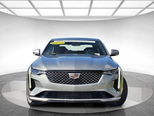 Silver Metallic 2024 Cadillac CT4 Premium Luxury