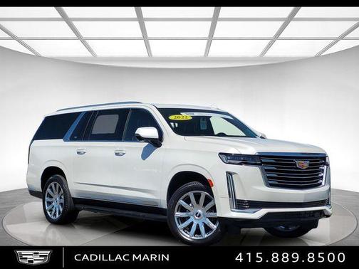 Crystal White Tri-Coat 2022 Cadillac Escalade ESV Premium Luxury Platinum