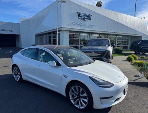 White 2018 Tesla Model 3 Long Range