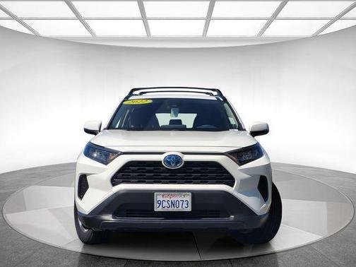 White 2022 Toyota RAV4 Hybrid LE