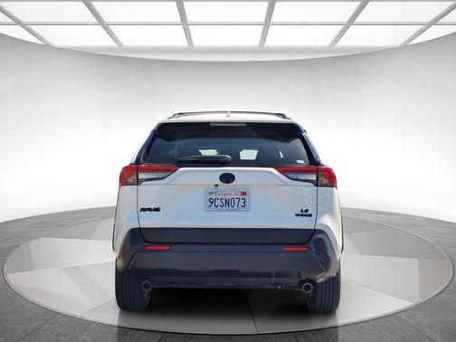 White 2022 Toyota RAV4 Hybrid LE