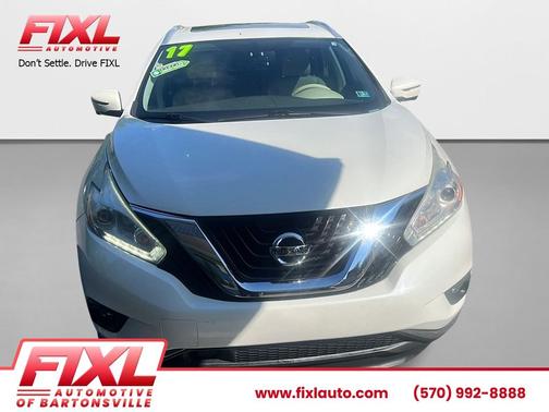 Pearl White 2017 Nissan Murano SL