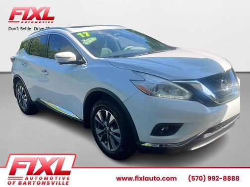 Pearl White 2017 Nissan Murano SL