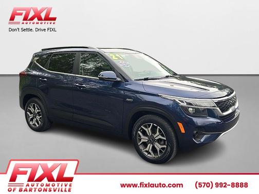 Dark Ocean Blue 2021 Kia Seltos EX