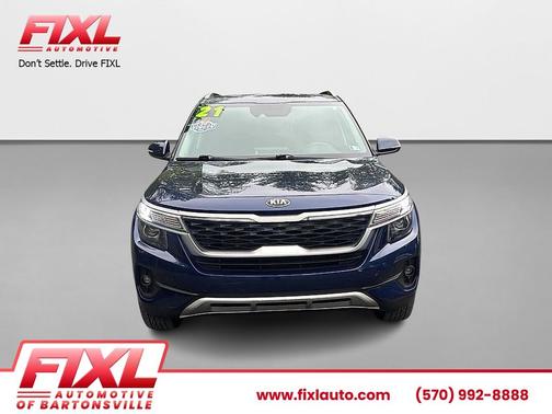 Dark Ocean Blue 2021 Kia Seltos EX