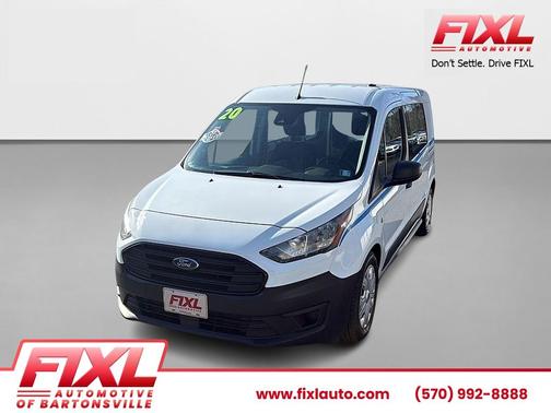 Frozen White 2020 Ford Transit Connect XL Cargo Van