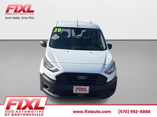 Frozen White 2020 Ford Transit Connect XL Cargo Van