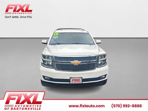 Summit White 2018 Chevrolet Suburban LT