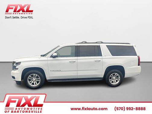 Summit White 2018 Chevrolet Suburban LT