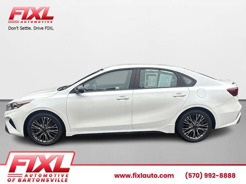 Snow White Pearl 2022 Kia Forte GT-Line