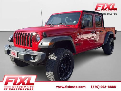 Firecracker Red Clearcoat 2020 Jeep Gladiator Sport S