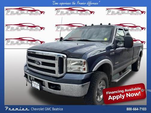 Blue 2005 Ford F-250 XL