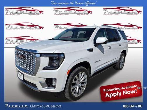 White Frost Tricoat 2024 GMC Yukon Denali