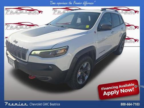 Bright White Clearcoat 2019 Jeep Cherokee Trailhawk
