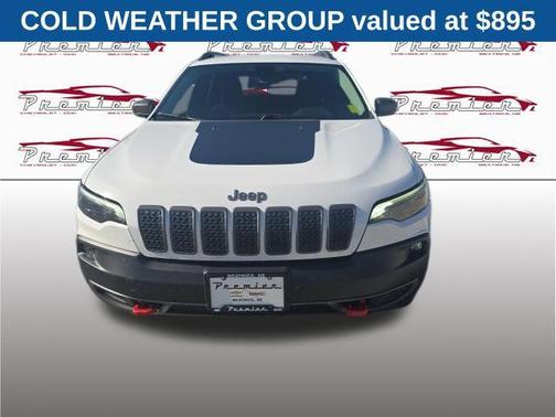 Bright White Clearcoat 2019 Jeep Cherokee Trailhawk