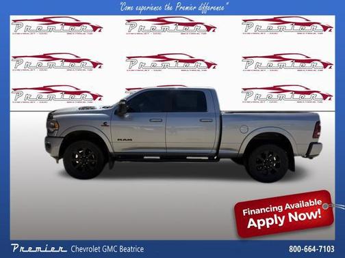 Billet Silver Metallic Clearcoat 2024 RAM 3500 Laramie Crew Cab 4x4 6'4' Box