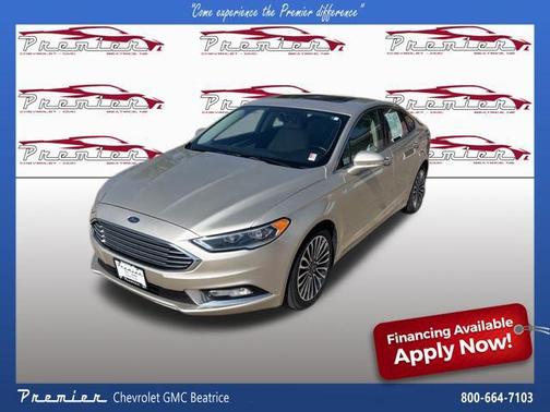 White Gold 2017 Ford Fusion Titanium
