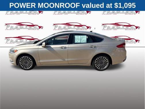 White Gold 2017 Ford Fusion Titanium
