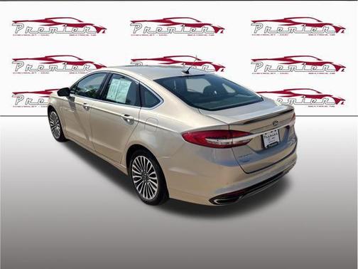 White Gold 2017 Ford Fusion Titanium